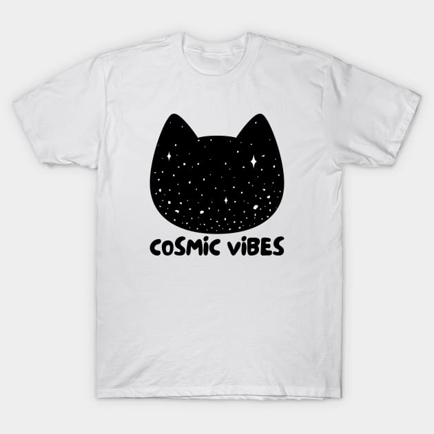 Cosmic Vibes T-Shirt by Purrestrialco